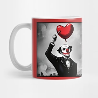 Clown with red balloon Mug